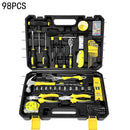 Novo conjunto de ferramentas manuais, conjunto de ferramentas combinadas, multifuncional, para uso doméstico, caixa de ferramentas manual para marcenaria, conjunto de ferramentas para reparos manuais.