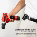 Conjunto de ferramentas de cintura, coldre multifuncional para furadeira elétrica, fivela portátil para chave inglesa, martelo, parafusadeira, clipe para viagens ao ar livre