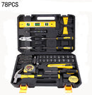 Novo conjunto de ferramentas manuais, conjunto de ferramentas combinadas, multifuncional, para uso doméstico, caixa de ferramentas manual para marcenaria, conjunto de ferramentas para reparos manuais.