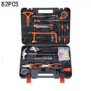 Novo conjunto de ferramentas manuais, conjunto de ferramentas combinadas, multifuncional, para uso doméstico, caixa de ferramentas manual para marcenaria, conjunto de ferramentas para reparos manuais.