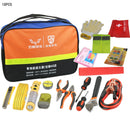 Novo conjunto de ferramentas manuais, conjunto de ferramentas combinadas, multifuncional, para uso doméstico, caixa de ferramentas manual para marcenaria, conjunto de ferramentas para reparos manuais.