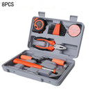 Novo conjunto de ferramentas manuais, conjunto de ferramentas combinadas, multifuncional, para uso doméstico, caixa de ferramentas manual para marcenaria, conjunto de ferramentas para reparos manuais.