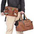 Electrician Tool Bag Professional Carpentry Working Tool Bag Multifunctional Complete Kit Toolkits Set Thickening Oxford Toolkit