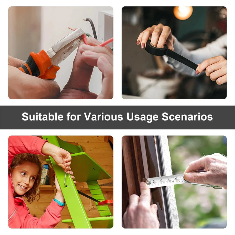 Conjunto de ferramentas manuais de uso geral com 8/9/12/13 peças, incluindo caixa de armazenamento de plástico, ideal para reparos automotivos e domésticos.