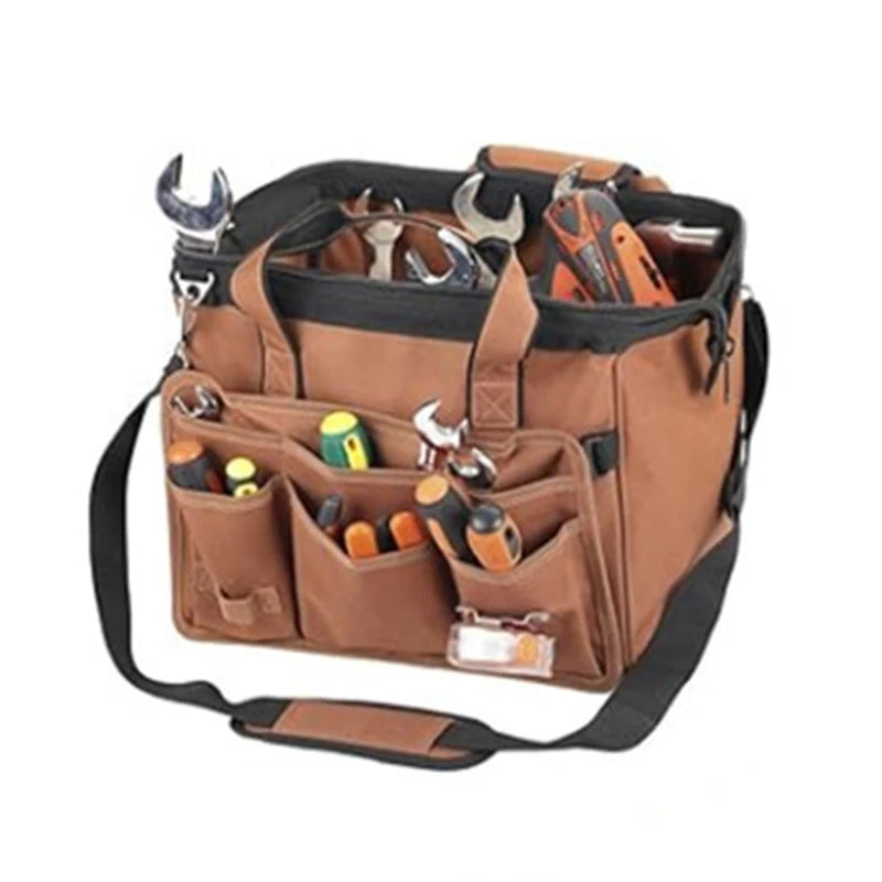 Electrician Tool Bag Professional Carpentry Working Tool Bag Multifunctional Complete Kit Toolkits Set Thickening Oxford Toolkit