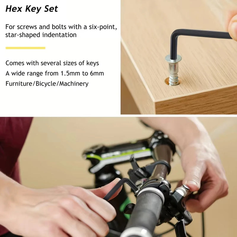 Conjunto de ferramentas Acmount com 108 peças para uso doméstico, ideal para reparos e manutenção.