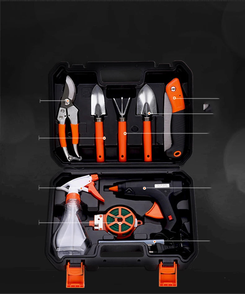 Novo conjunto de ferramentas manuais, conjunto de ferramentas combinadas, multifuncional, para uso doméstico, caixa de ferramentas manual para marcenaria, conjunto de ferramentas para reparos manuais.