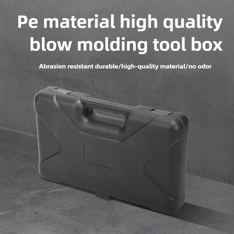 Conjunto de ferramentas multifuncionais para manutenção doméstica, ferramentas portáteis para veículos, martelo profissional, alicate, chave inglesa e ferramentas manuais.