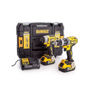Kit Furadeira Parafusadeira de Impacto + Paraf Imp DCK202C2T-BR Dewalt